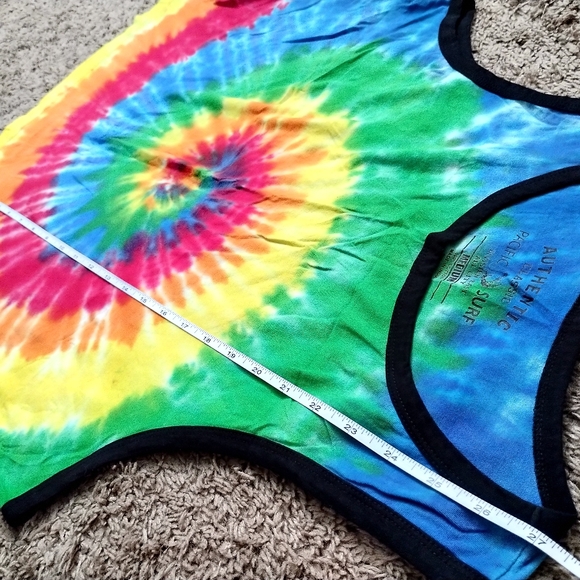 Authentic Classic Pacific Surf Tie-Dye Tank Top - EUC - MEDIUM - Picture 3 of 5
